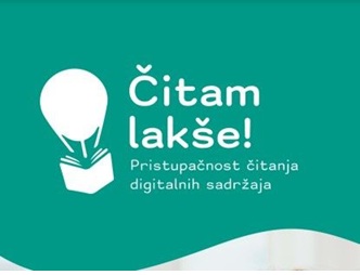 Izvještaj o sudjelovanju u projektu „Čitam lakše! – Pristupačnost čitanja digitalnih sadržaja“